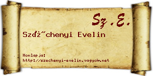 Széchenyi Evelin névjegykártya